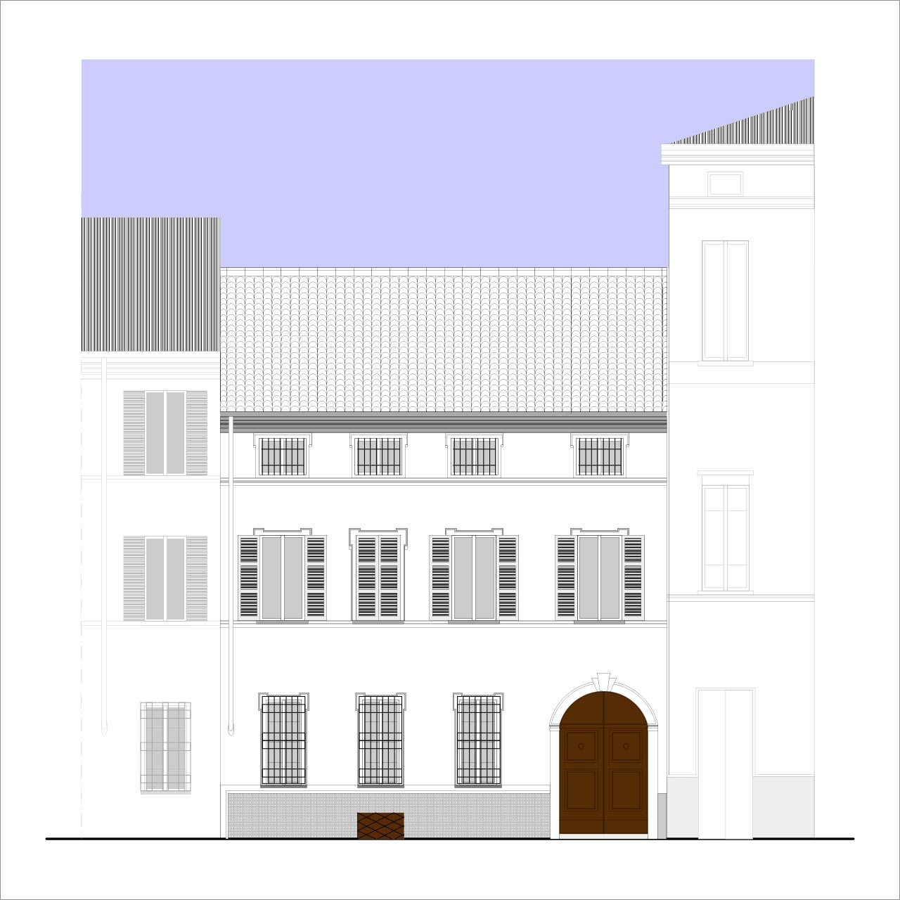 Ristrutturazione palazzo in via Ardigo' | Mantova